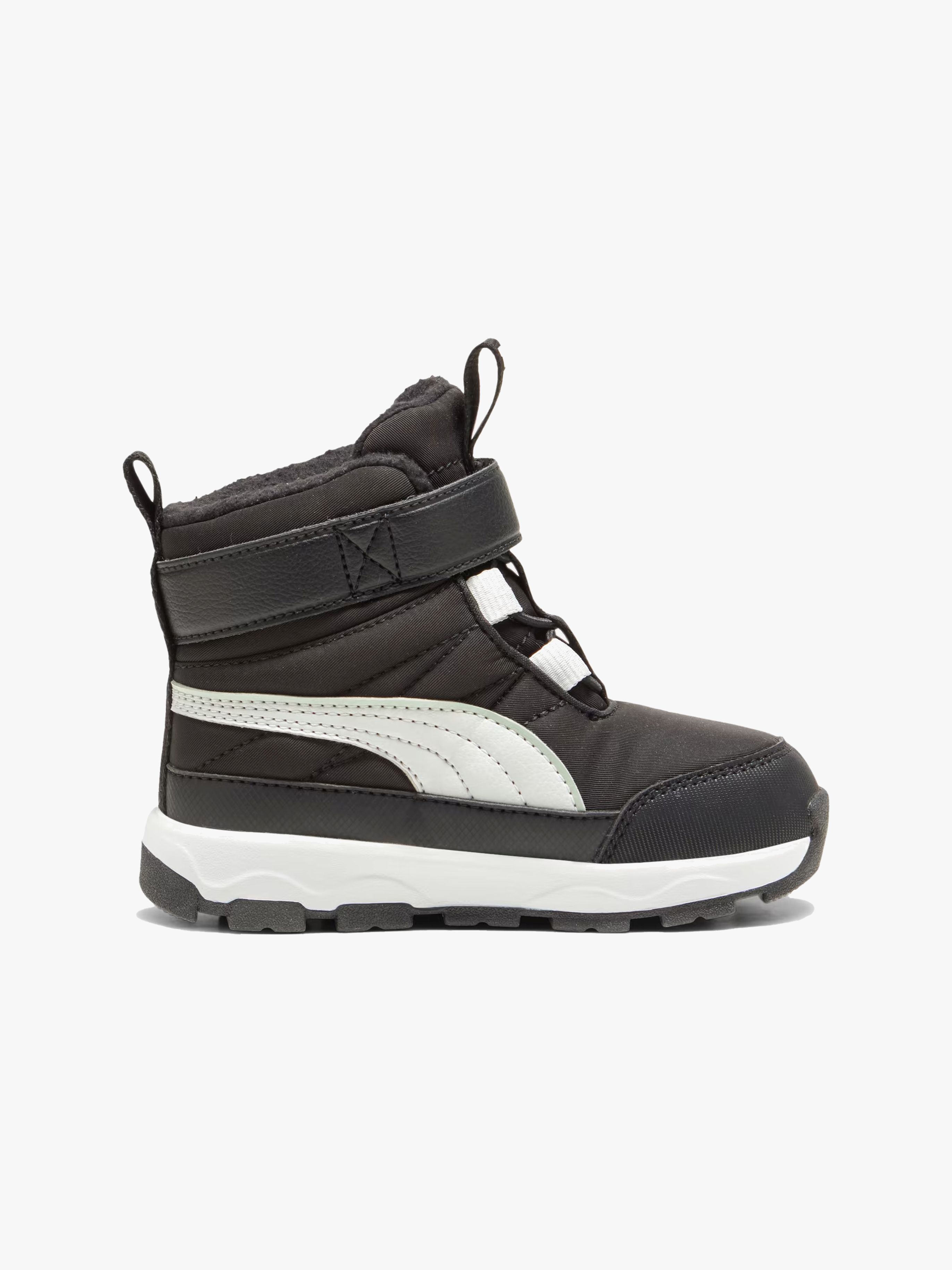 Puma Evolve Puretex AC Inf Winterstiefel, Black/Ash Grey/White, 20