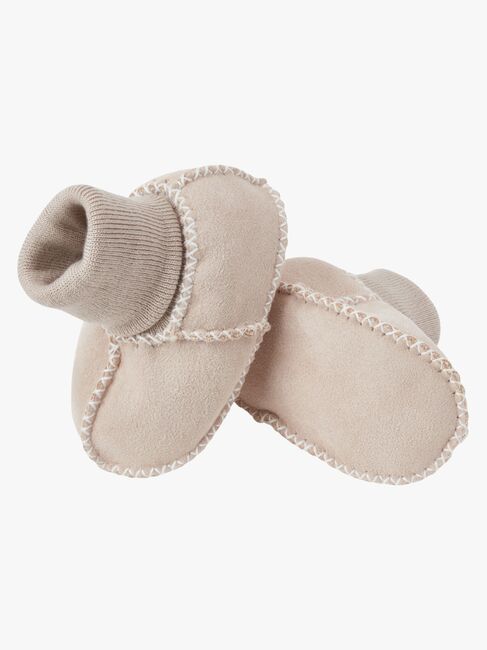BabyMocs Cosy Mocs Überziehschuhe, Beige