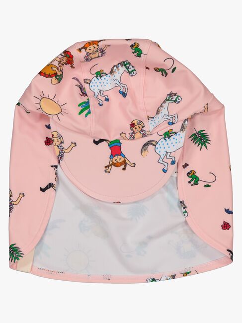 Geggamoja UV-Sonnenkappe Pippi Langstrumpf, Rosa