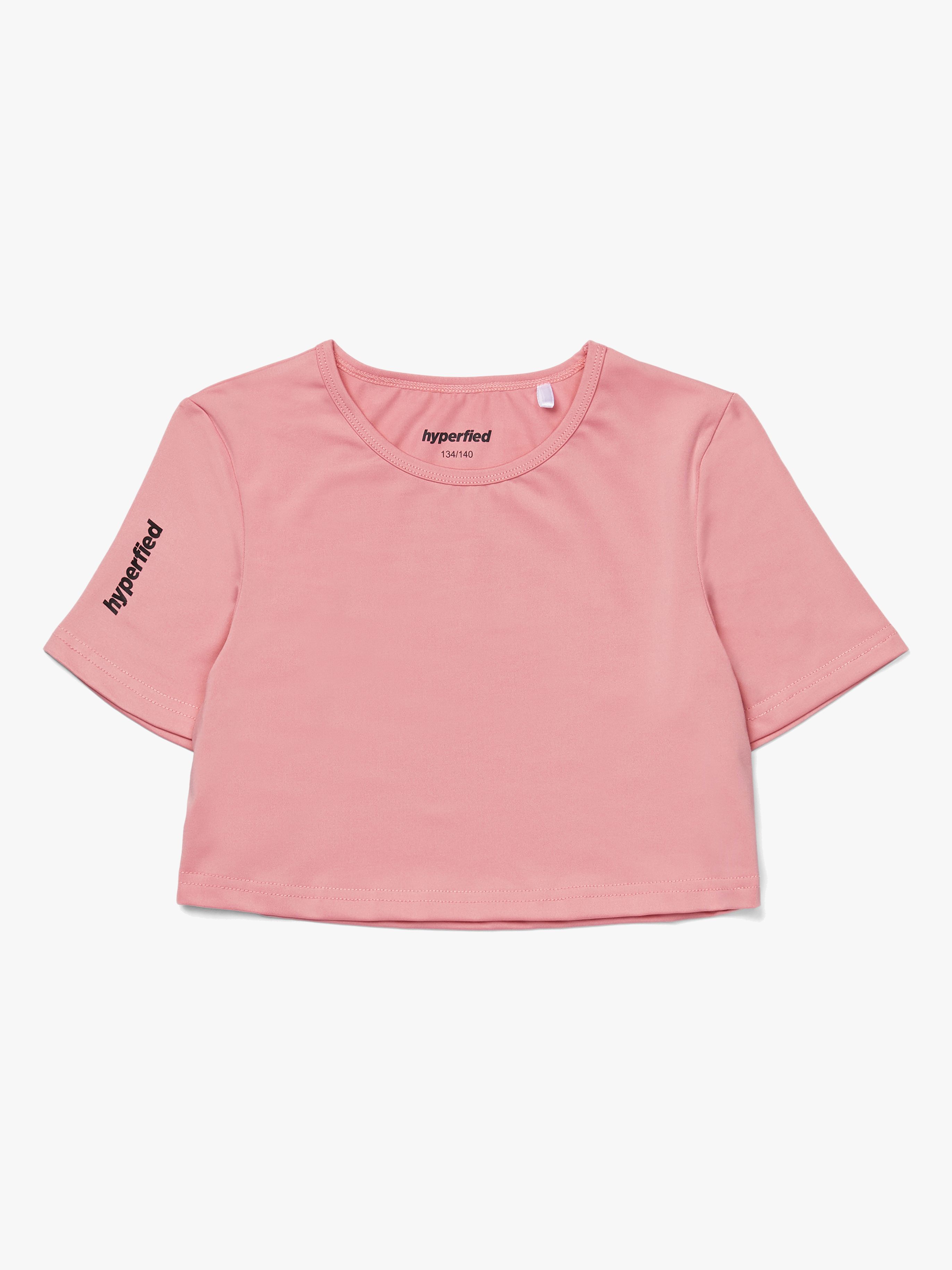 Crop Logo Top, Blush 134-139