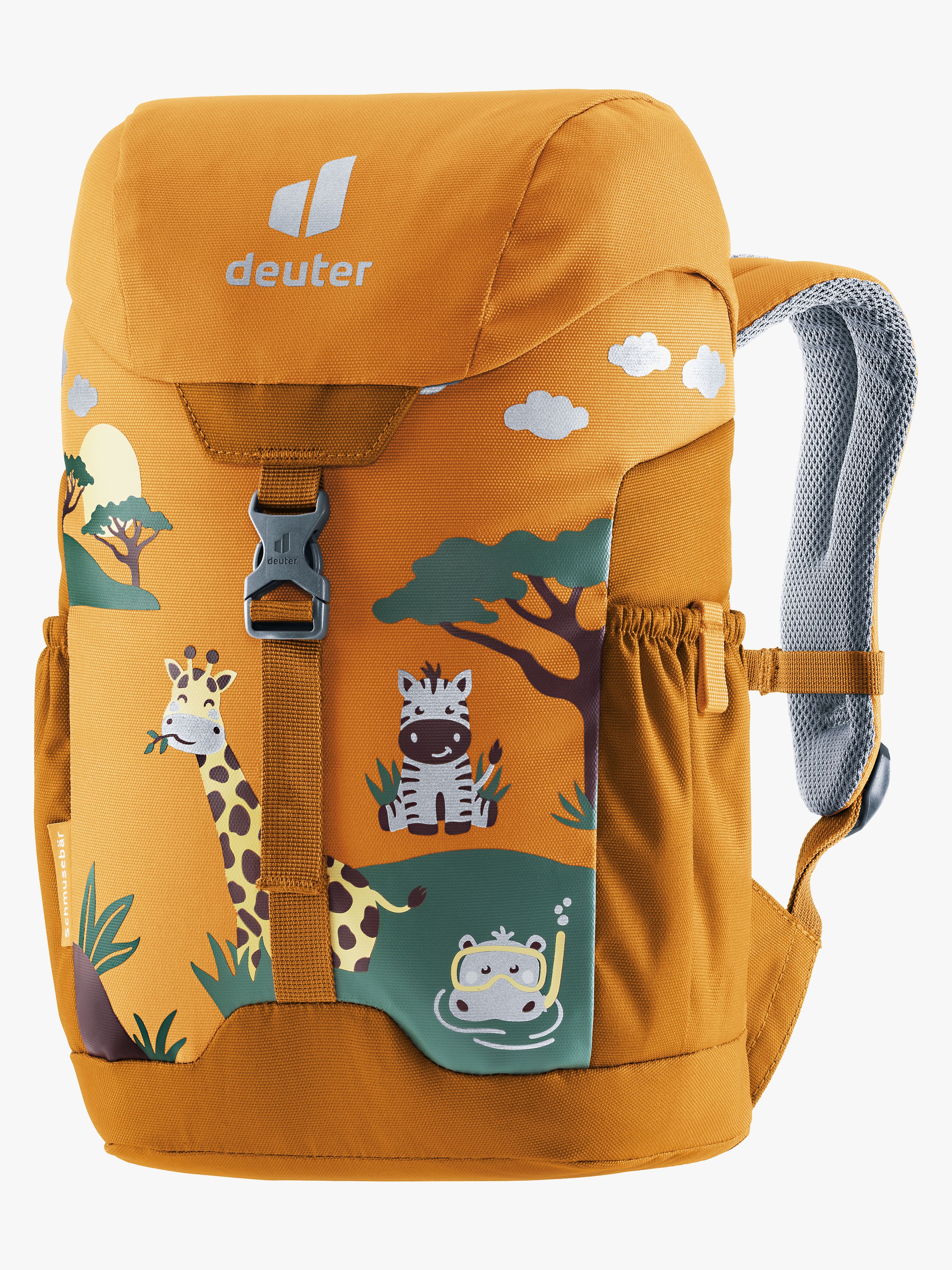 Deuter Schmusebär Kinder Rucksack 8L, Amber Maple, Kindergartenrucksack
