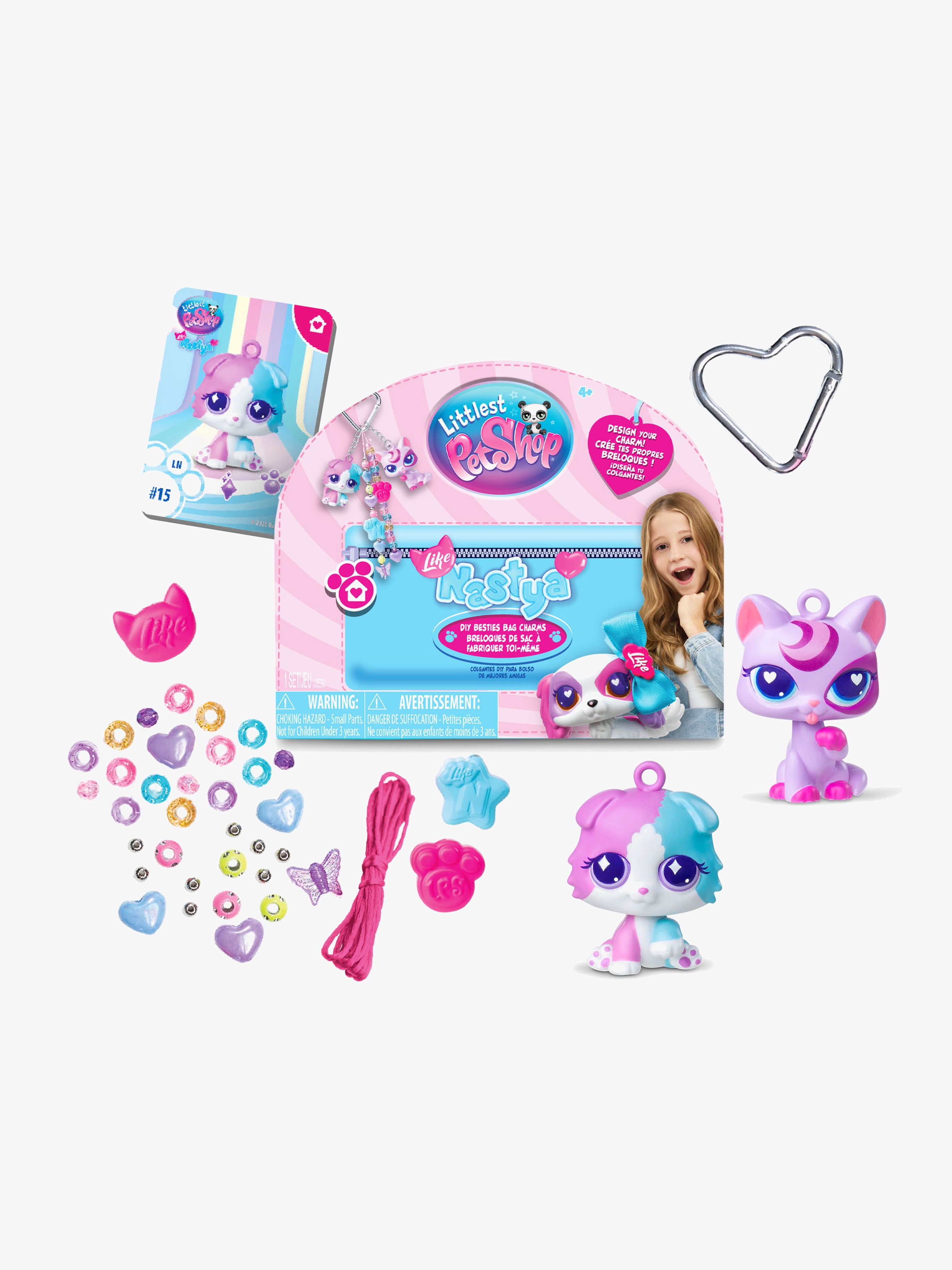 Littlest Pet Shop X Like Nastya Taschenanhänger Besties