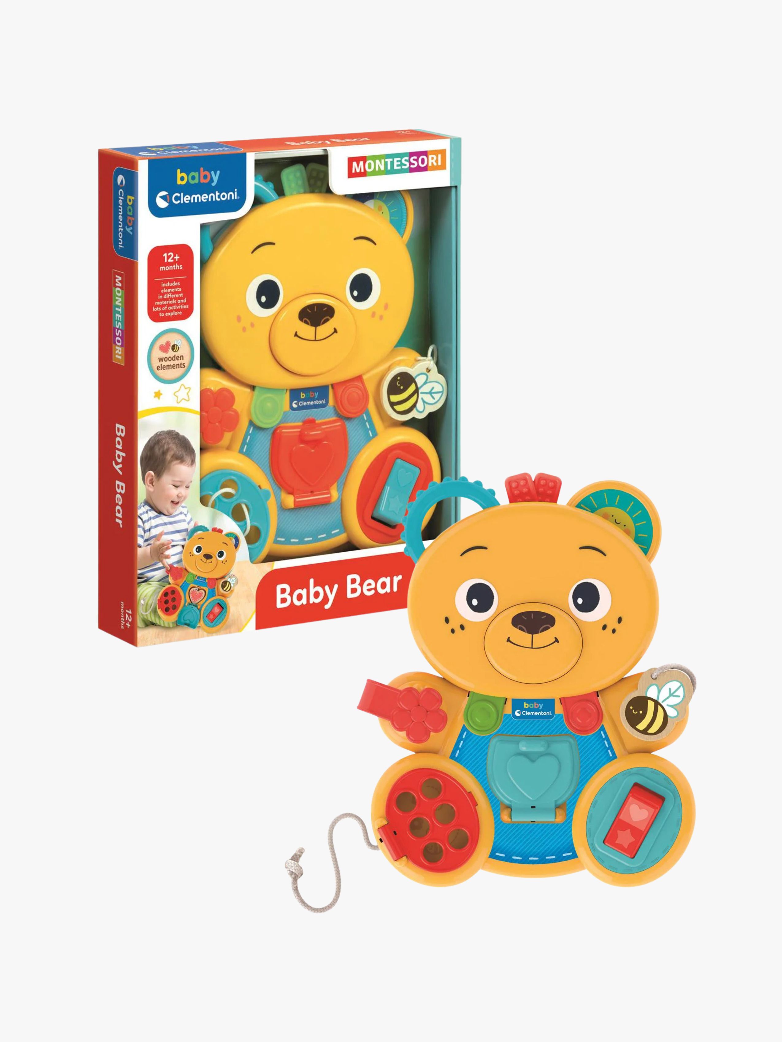 Baby Montessori Aktivitätsspielzeug Bär, Babyspielzeug