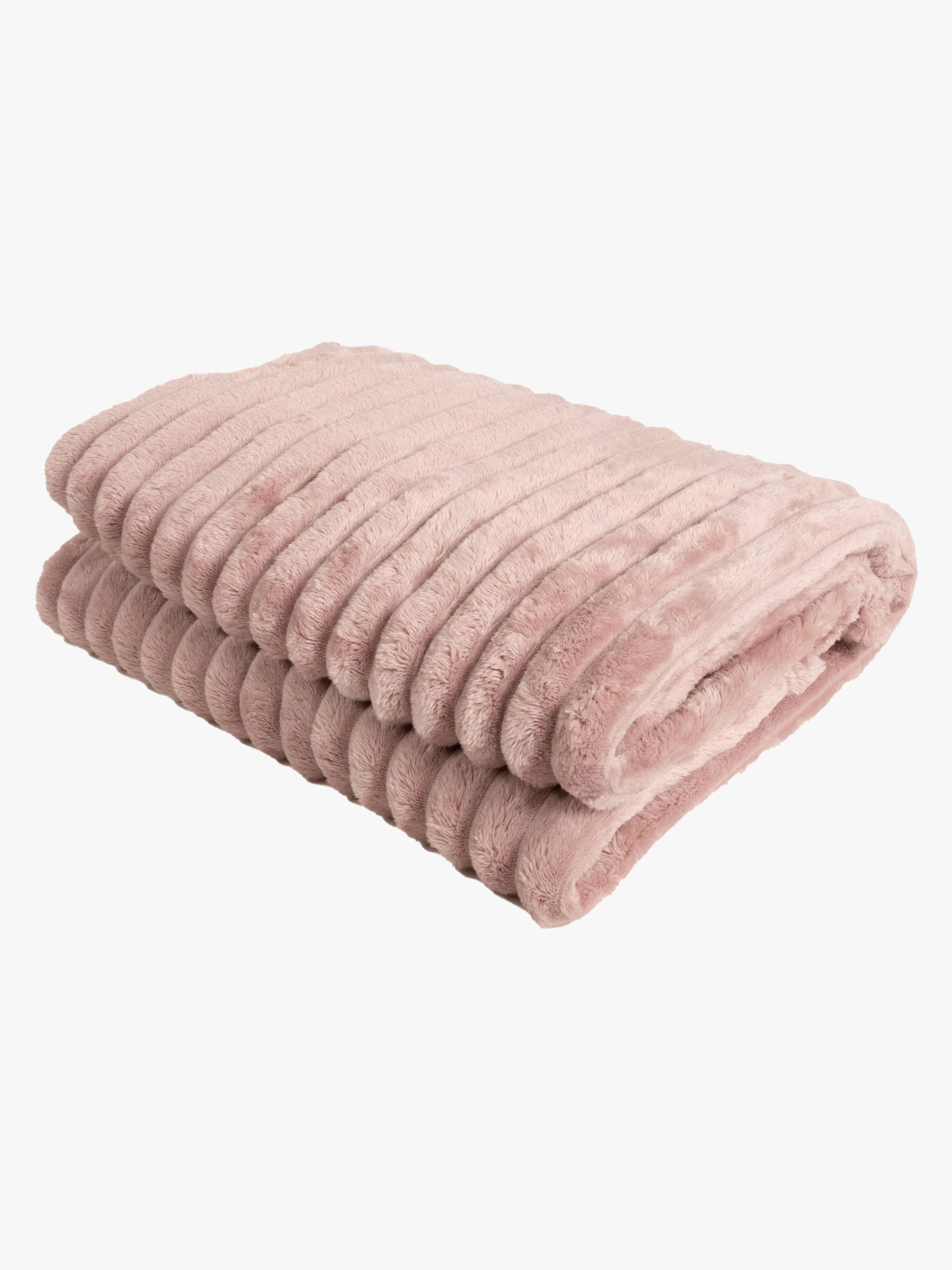 KMCarpets Stripe Decke 130x170, Rosa
