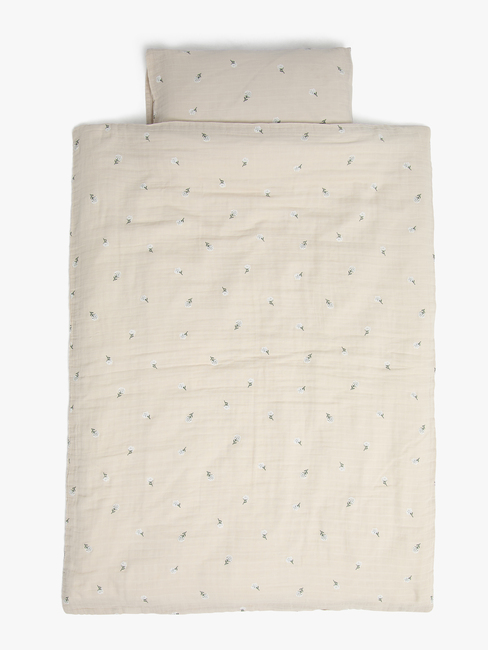 Alice & Fox TWIGGIE Bettwäsche Babybett 100x130, Beige