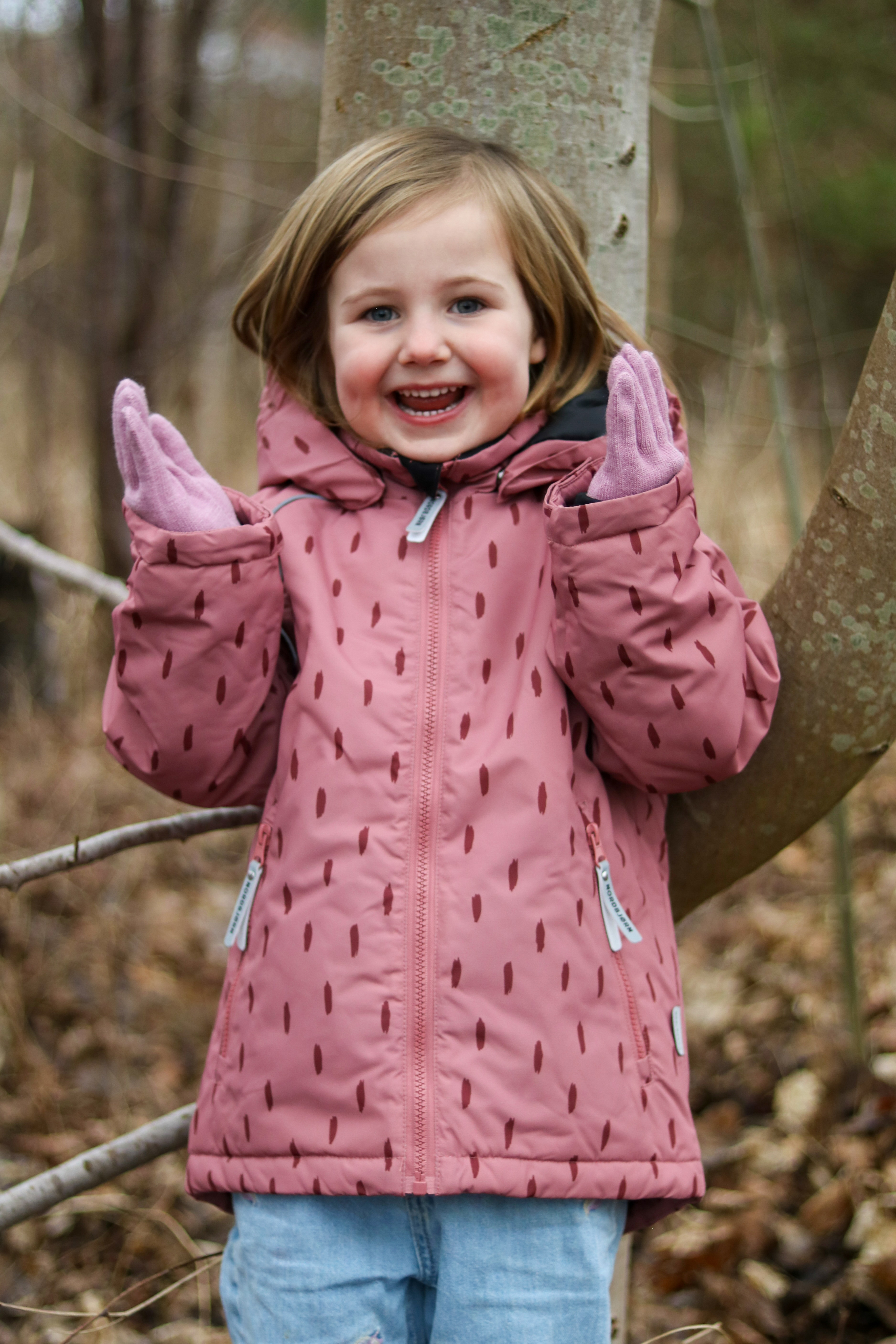 Nordbjørn Iowa Winterjacke, Rosa, 140
