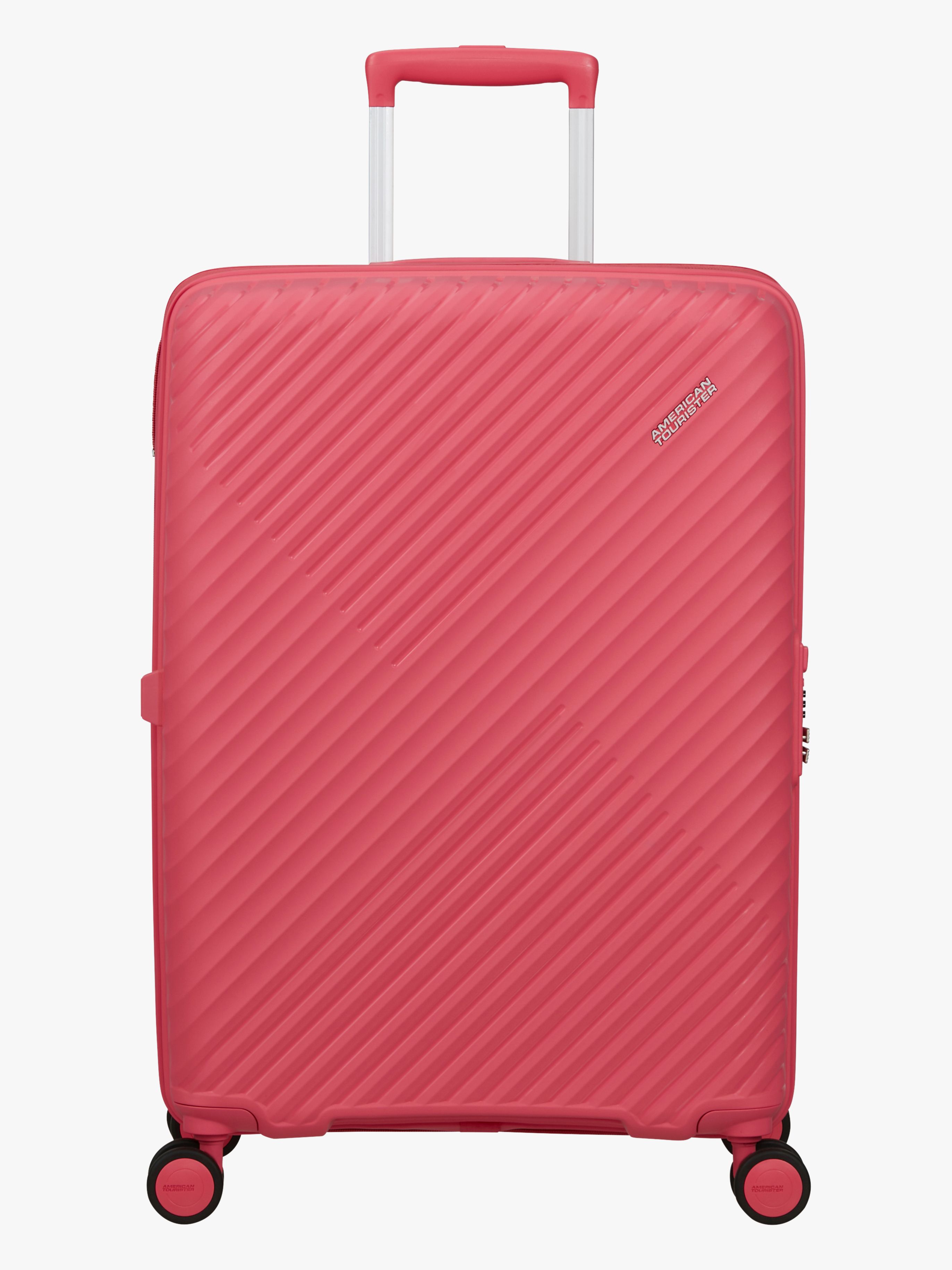 American Tourister Diablast Spinner Koffer 81-91L, Pink Glitch
