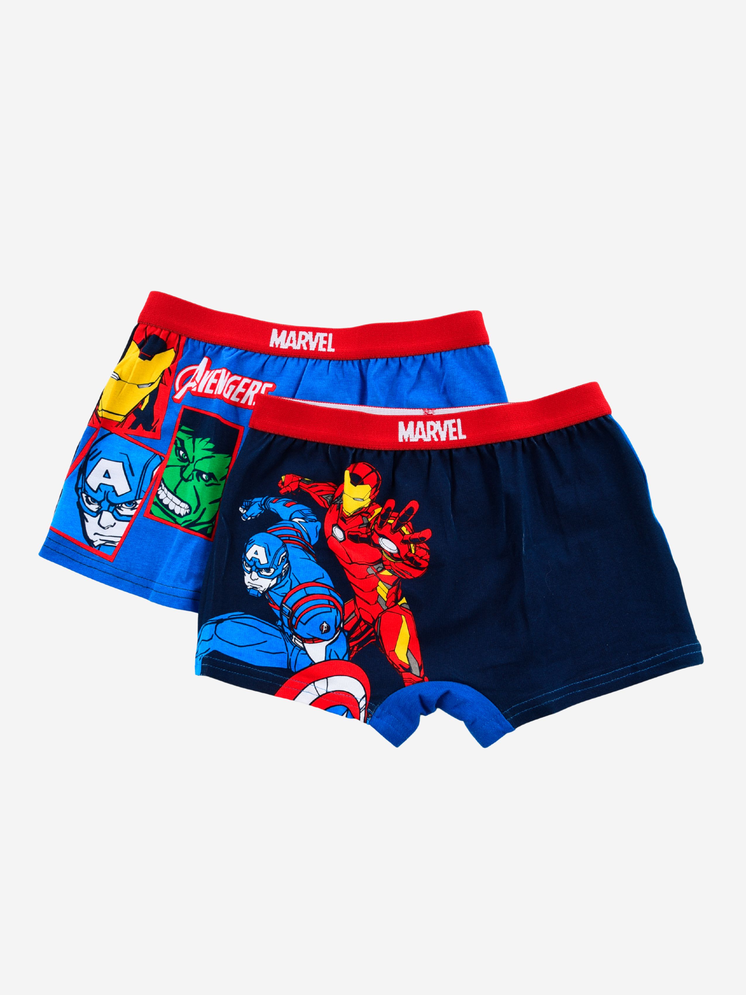 Marvel Avengers Boxer Unterhosen 2er-Pack, Mehrfarbig, 140