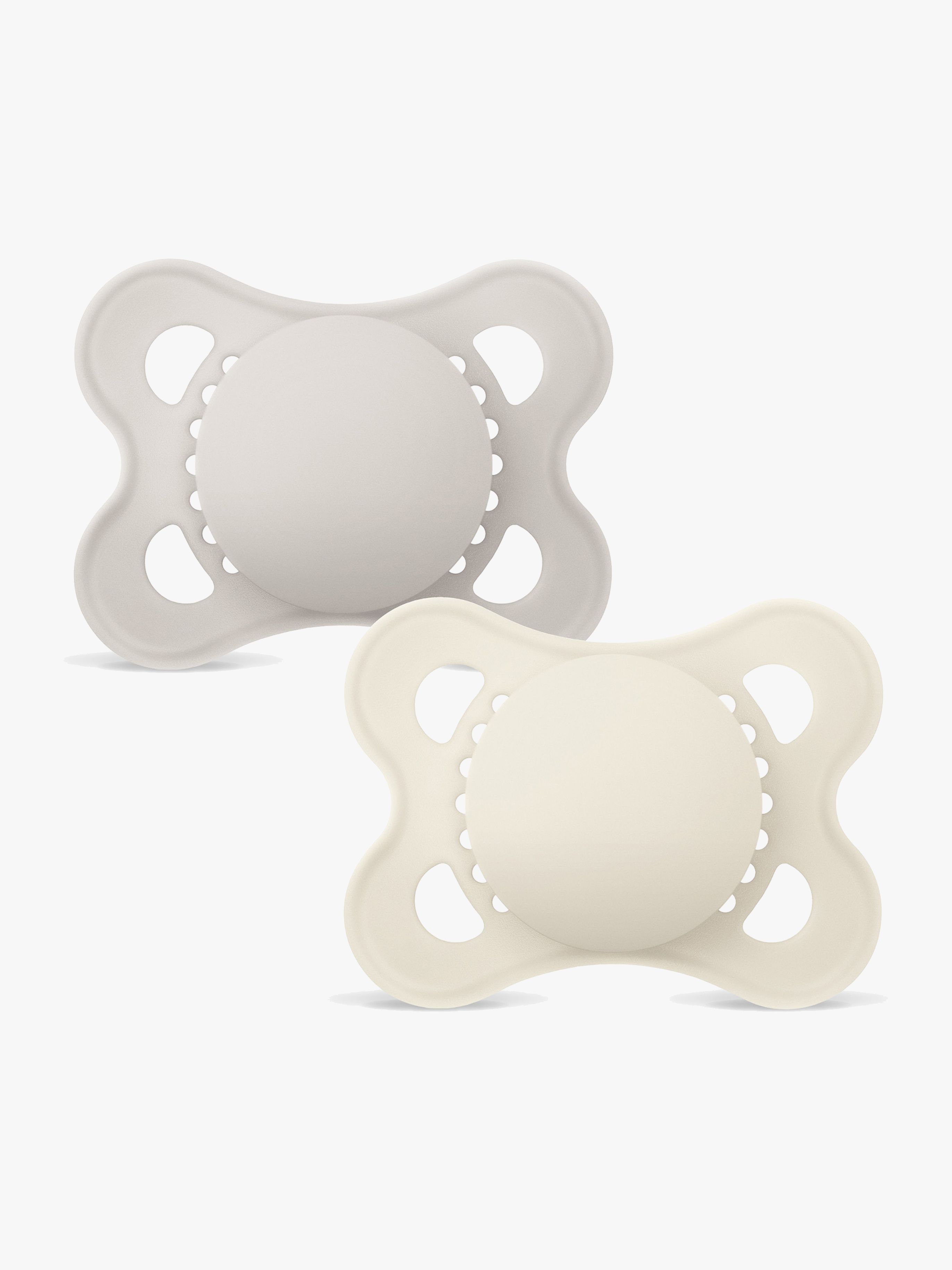 MAM Orginal Schnuller Silikon 2er-Pack 0-6m, Neutral