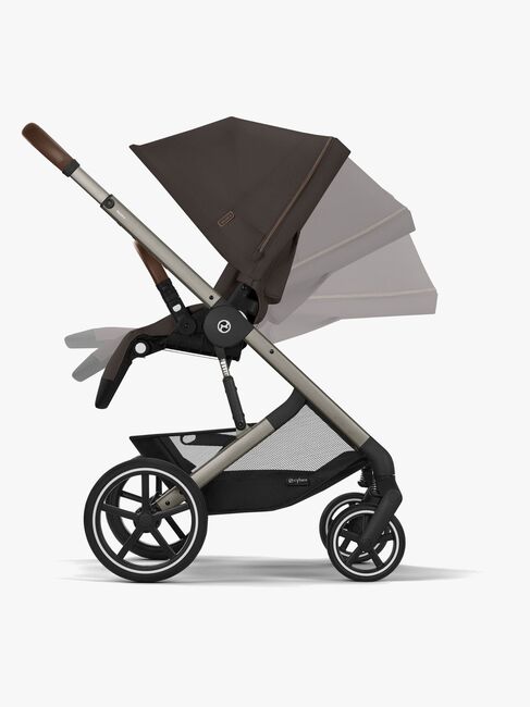 Cybex BALIOS S Lux Kinderwagen, Taupe/Chocolate Brown