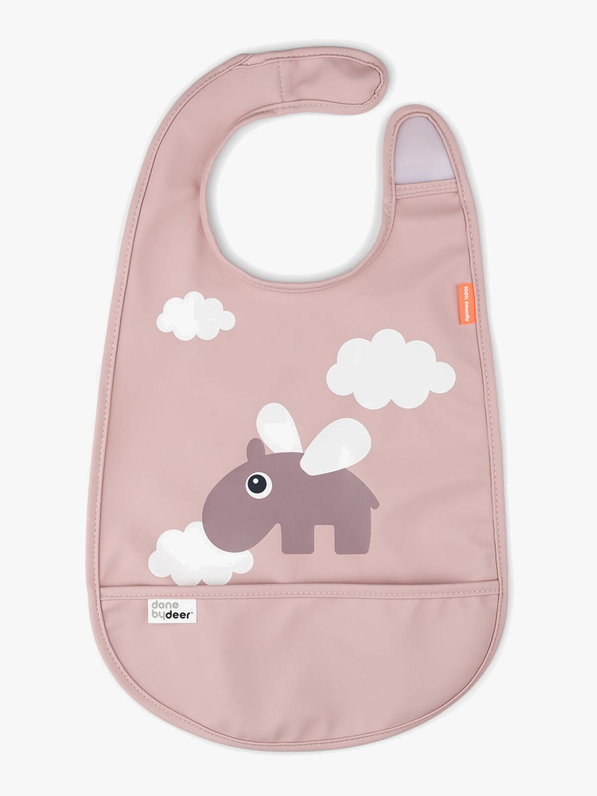 Done By Deer Happy Clouds Lätzchen, Powder