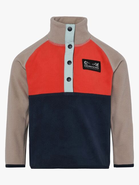 Didriksons Monte Fleece-Pullover, Paprika