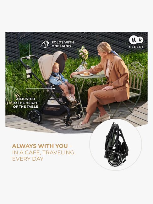 Kinderkraft YOXI 2-in-1-Kombikinderwagen, Mystic Green