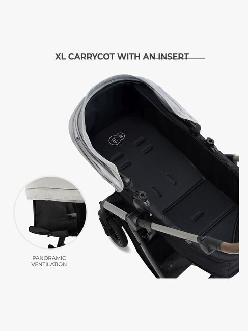 Kinderkraft MOOV 2 XL Air Kombikinderwagen, Moonlight Grey