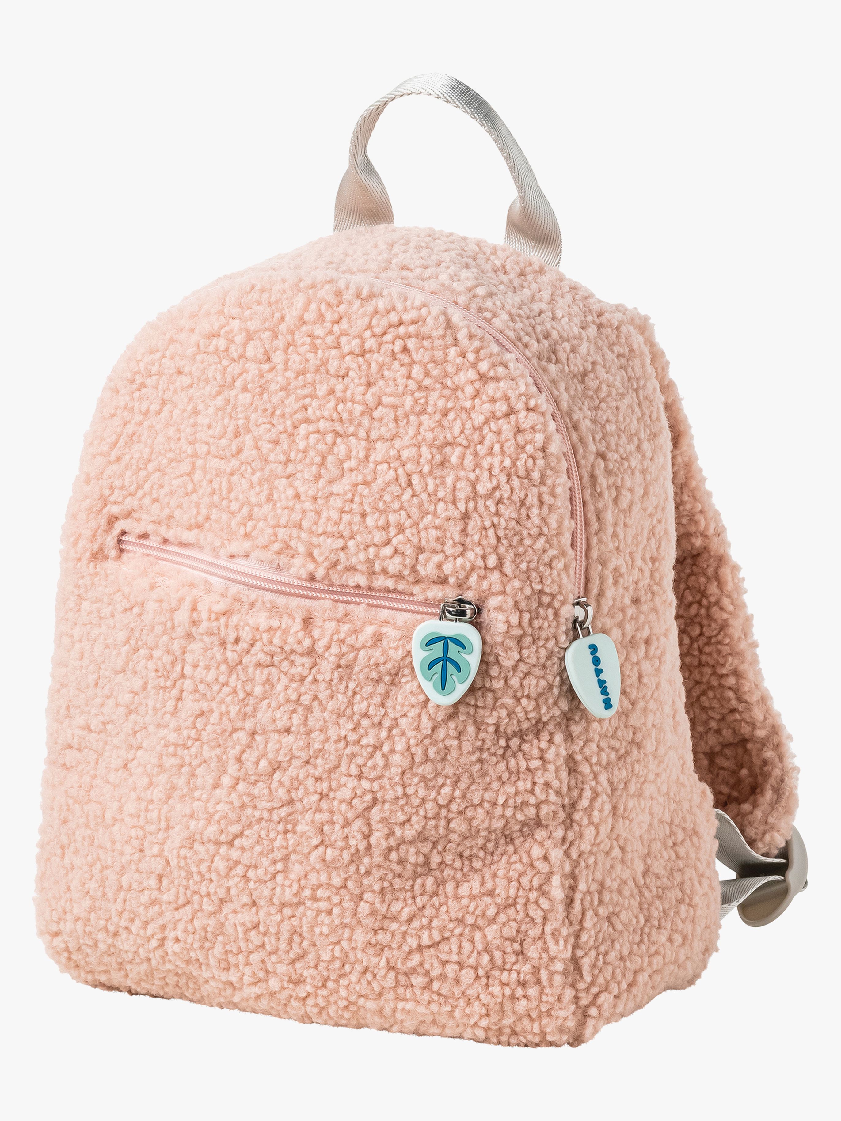 Nattou Lapidou Kinder Rucksack Teddy, Rosa