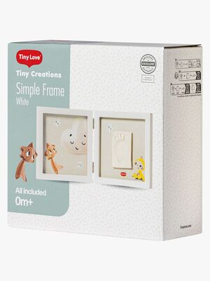Tiny Love Babyprint Rahmen Handabdruck Einfach, Weiß
