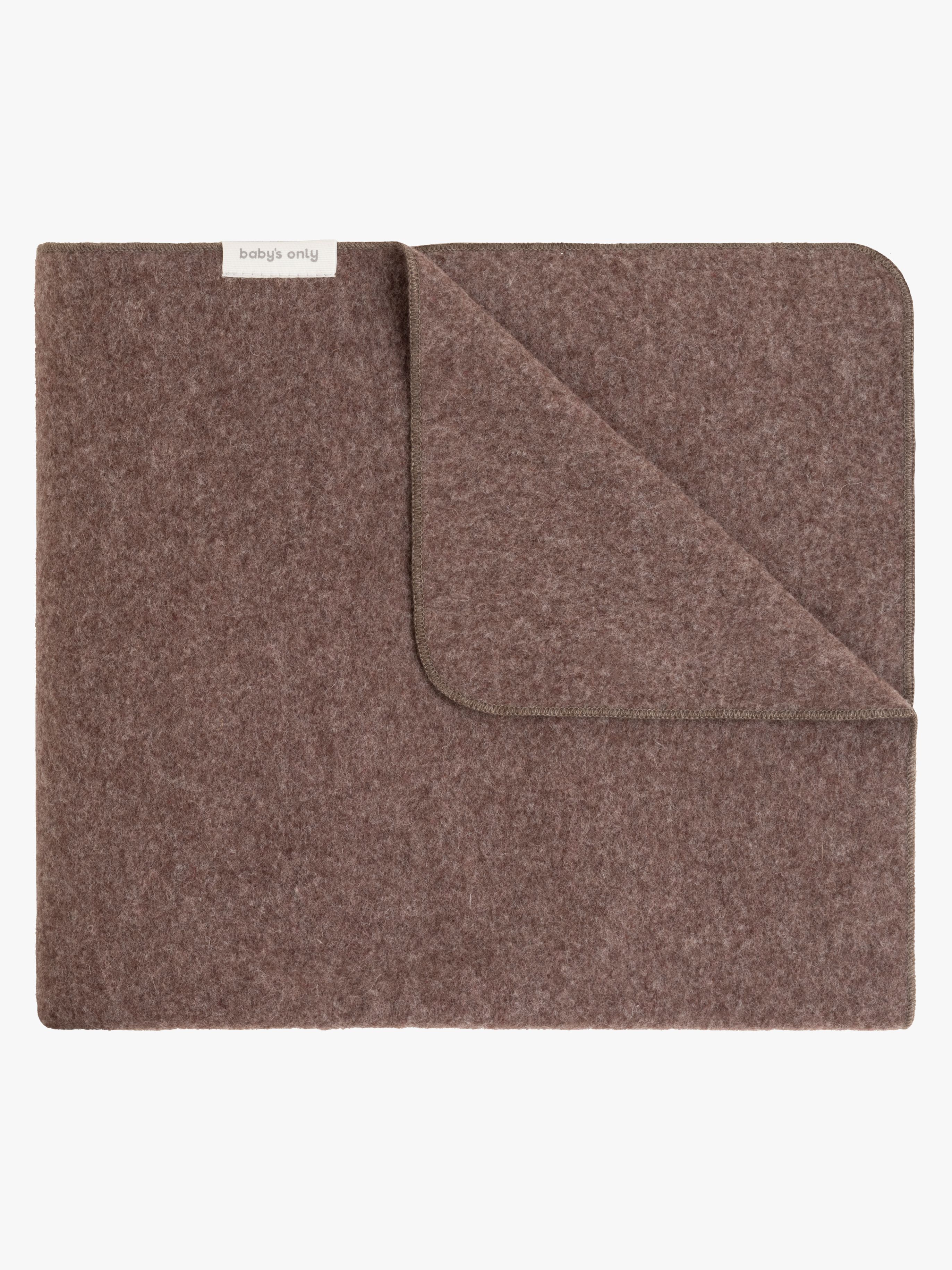 Baby Crib Decke Merinowolle TOG 1, Brushed Taupe