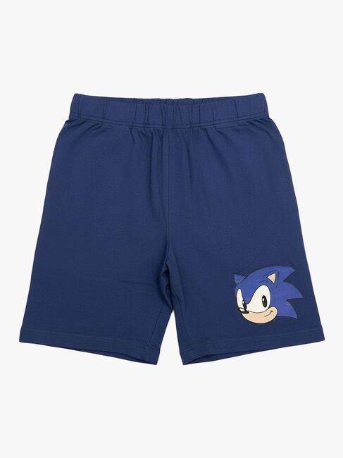 Sonic T-Shirt Und Shorts Set, Blau