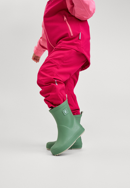 Reima Ankka Barefoot Gummistiefel, Green Clay