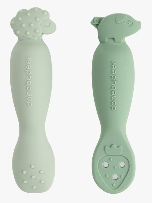 Done By Deer Tiny Farm Löffel 2er-Pack, Green