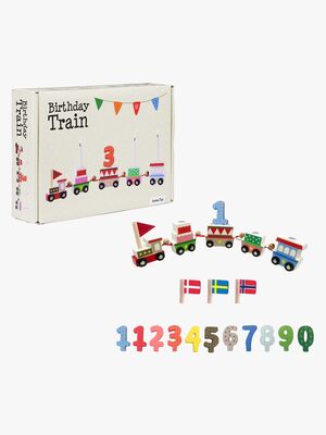 Barbo Toys Geburtstagszug aus Holz