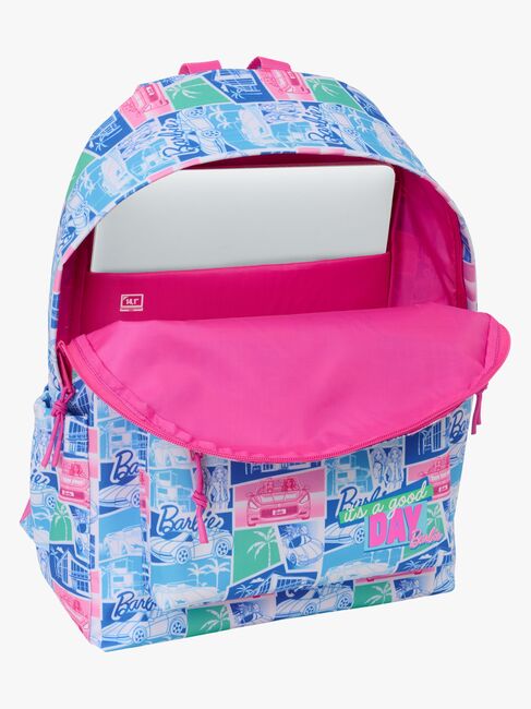 Barbie Laptop Rucksack 14.1", Blau/Pink