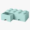 LEGO Aufbewahrungsbox mit Schublade 8, Türkis