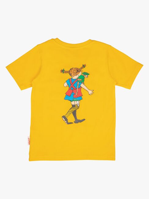 Pippi Langstrumpf X Martinex Pippi & Herr Nilsson T-Shirt, Gelb