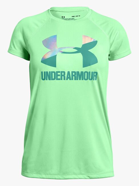 Under armour Big Logo Tee Solid SS Trainingsshirt, Green Typhoon