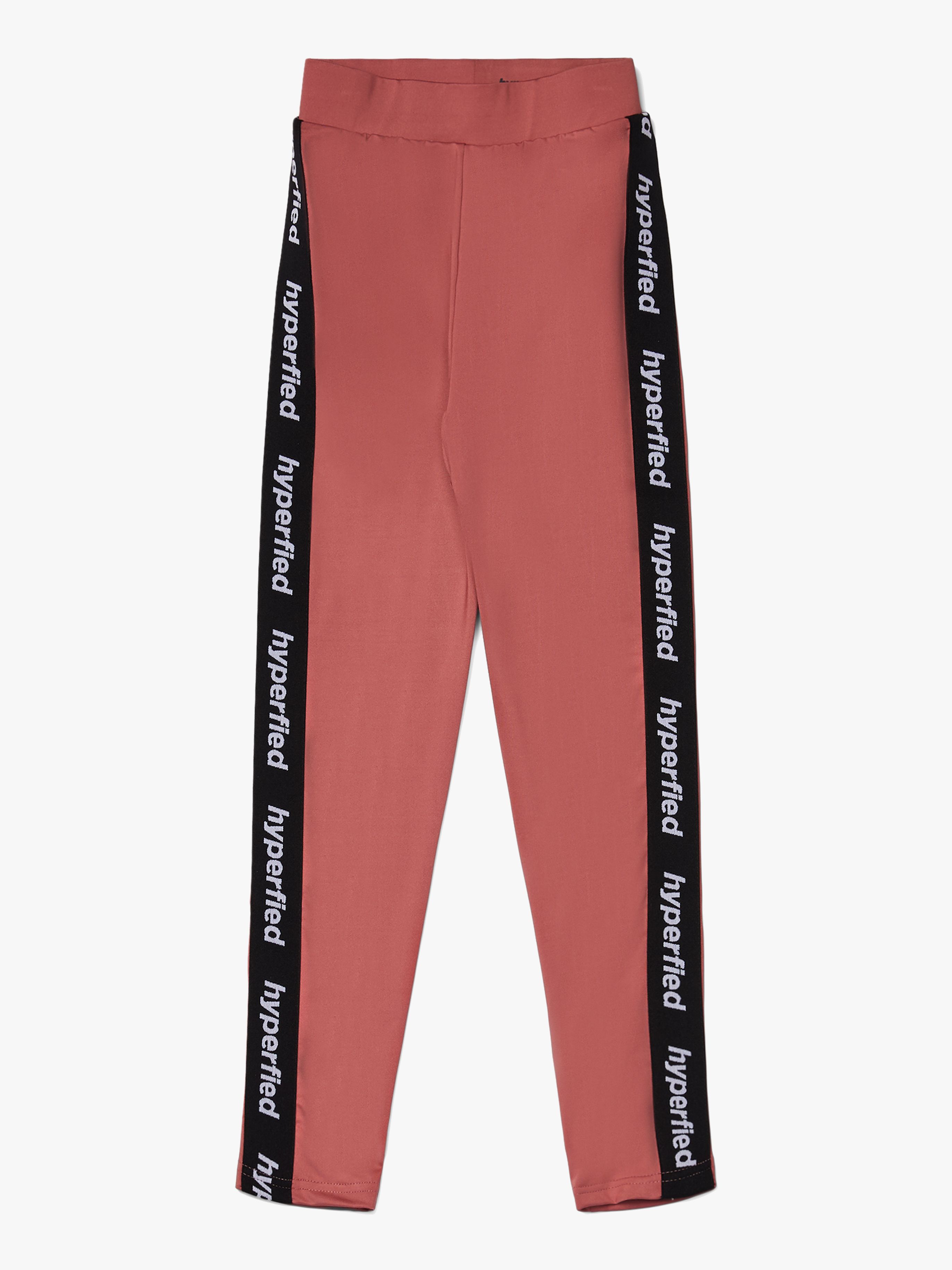 Hyperfied Tape Logo Tights, Withered Rose 146-152