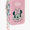 Disney Minnie Maus Gefülltes Dreifach-Federmäppchen 37 Teile, Bright