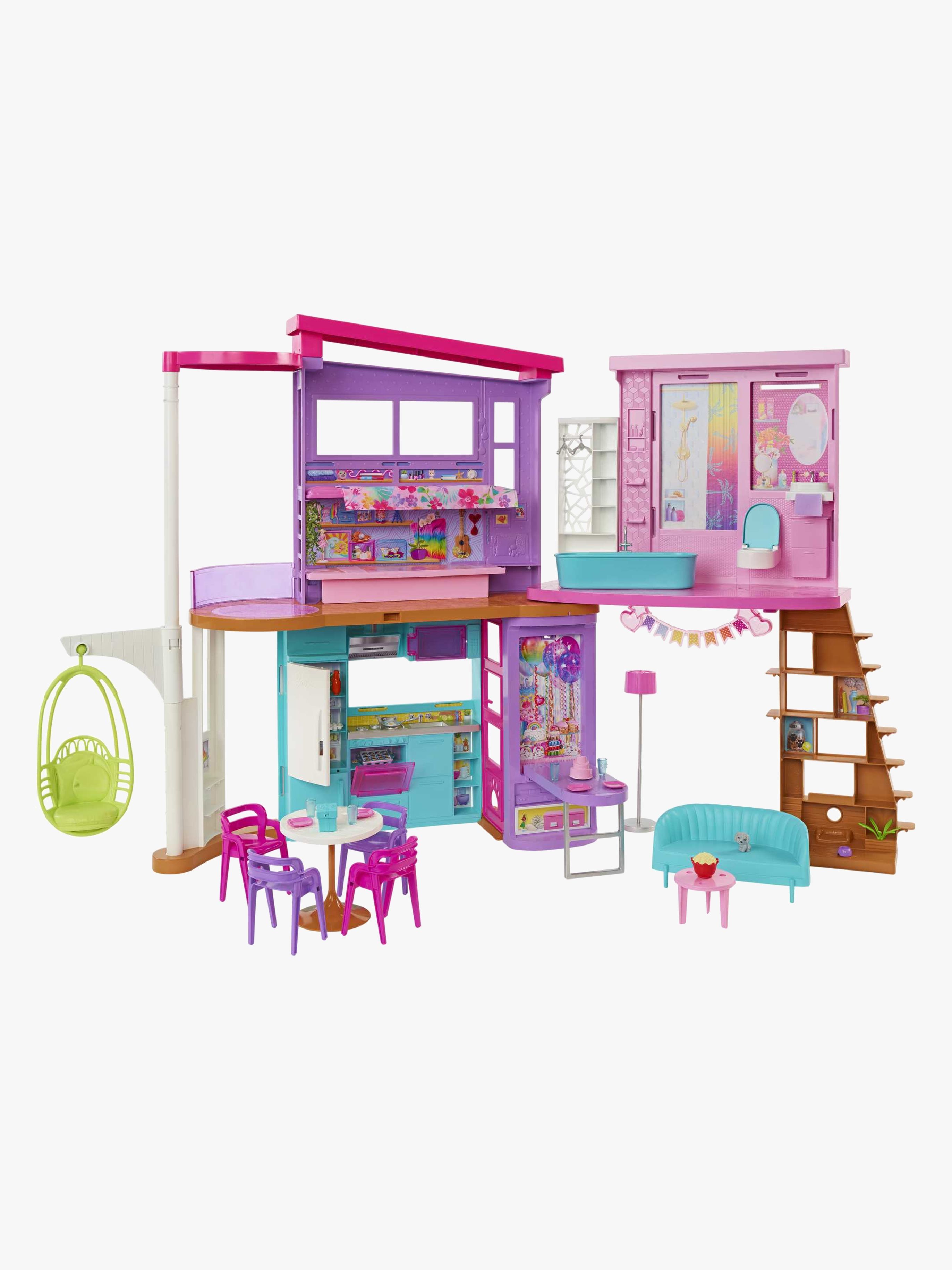 Malibu Ferienhaus mit Möbeln & Zubehör, Puppenhaus