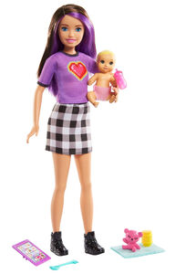 Barbie Puppe Babysitter Skipper mit Accessoires
