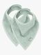 Jollein Bandana Halstuch 2er-Pack, Ash Green