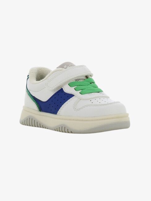 SJ Sneaker, White/Green