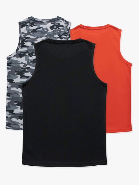 Hyperfied Bounce Tanktop 3er Pack, Black/Camo Black/Koi