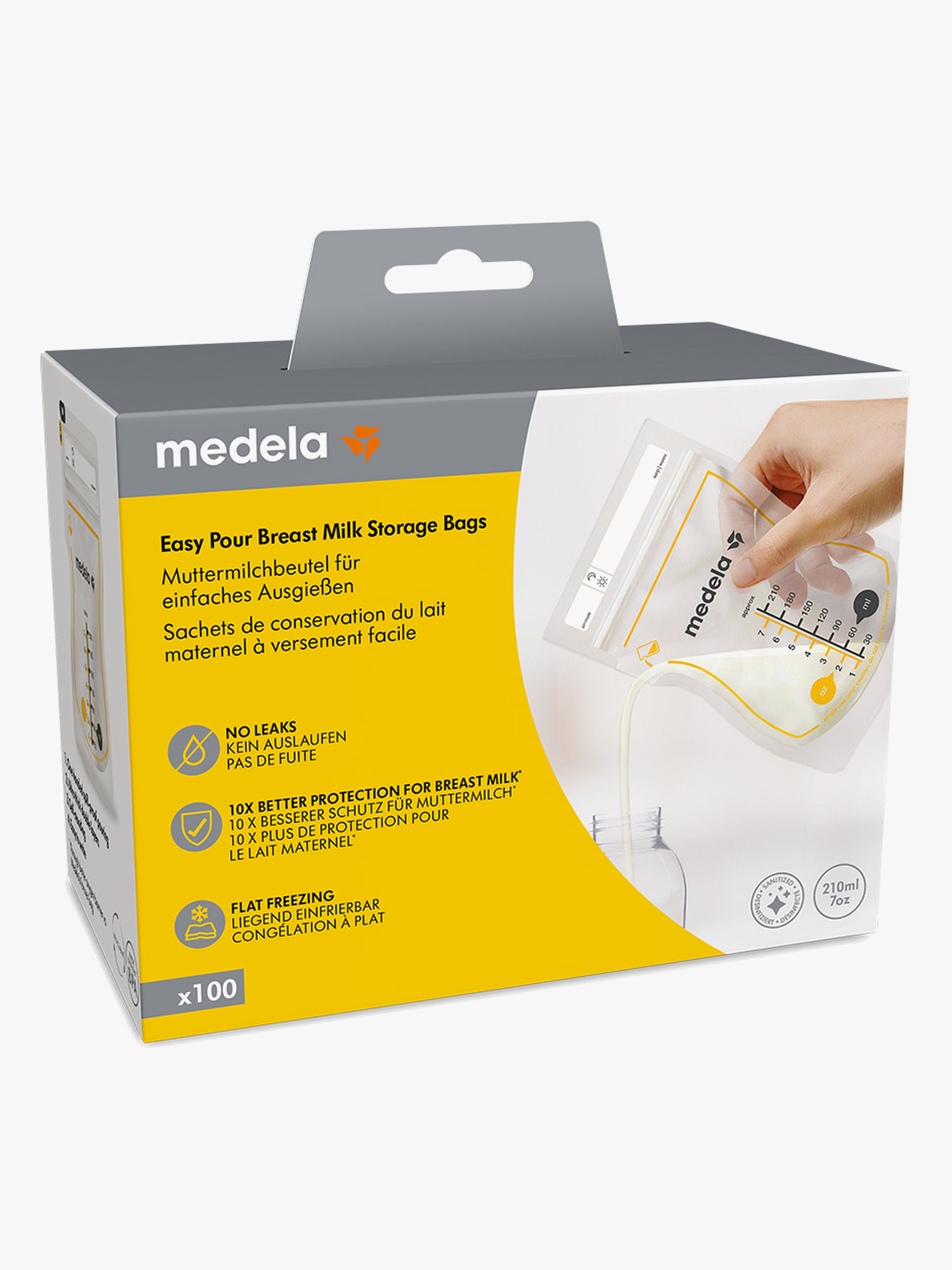 Easy Pour Muttermilchbeutel 100er-Pack