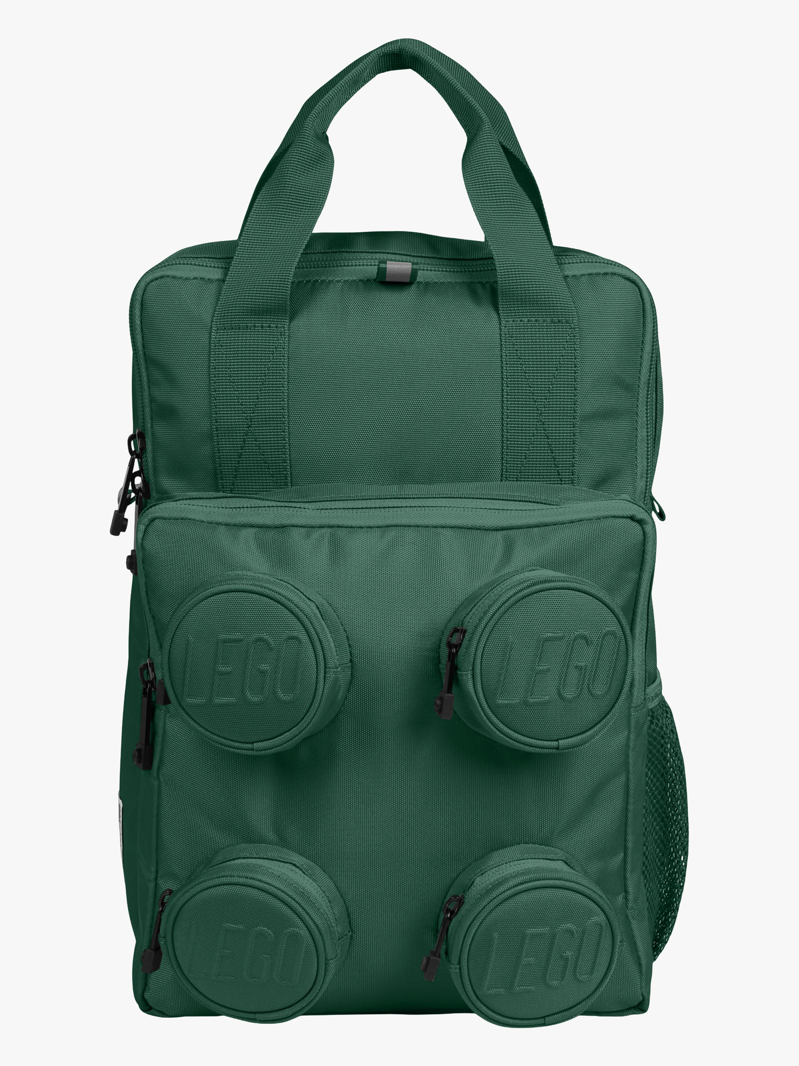 LEGO® Brick 2×2 Kinder Rucksack 15L Light, Earth Green