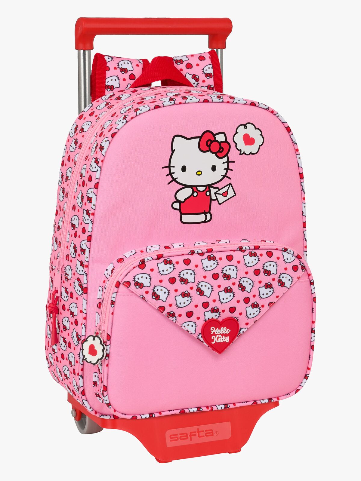 Hello Kitty Trolley Rucksack 10L, Rosa