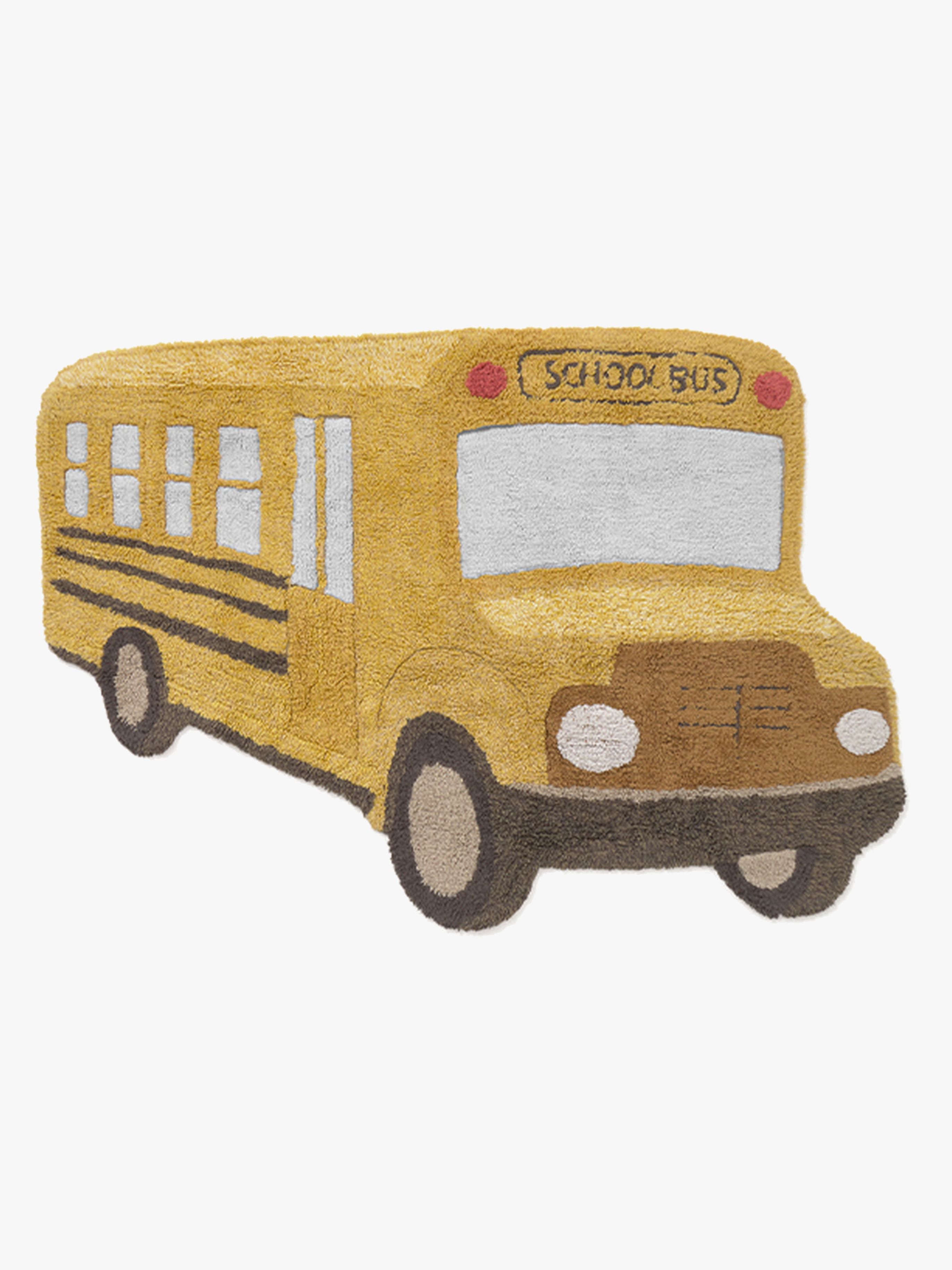 Lorena Canals Waschbarer Teppich 90x130 cm, School Bus