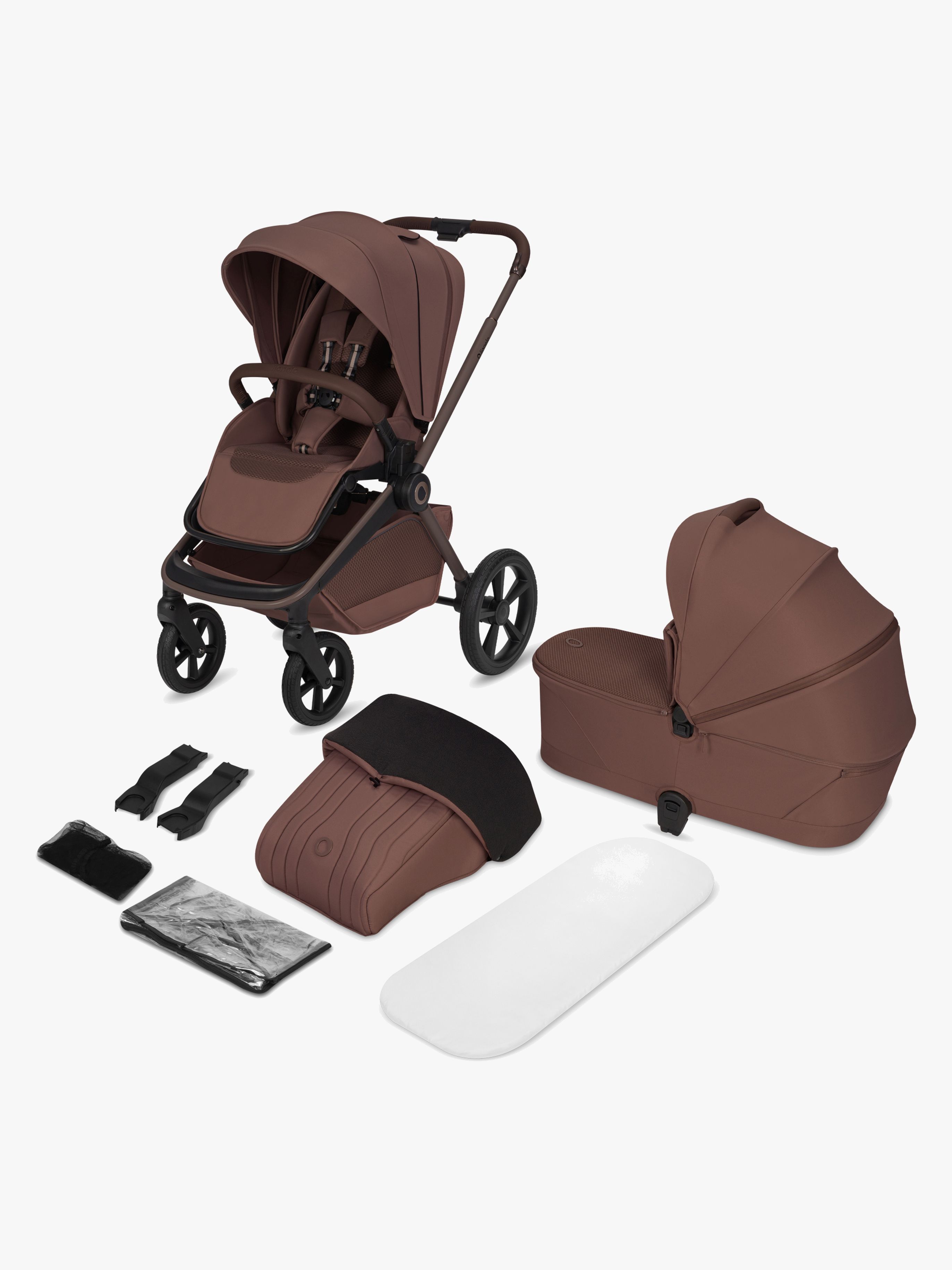 Lionelo FREYA 2-in-1 Kombikinderwagen, Brown Chocolate