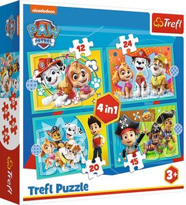 Trefl Paw Patrol Puzzles 4-in-1