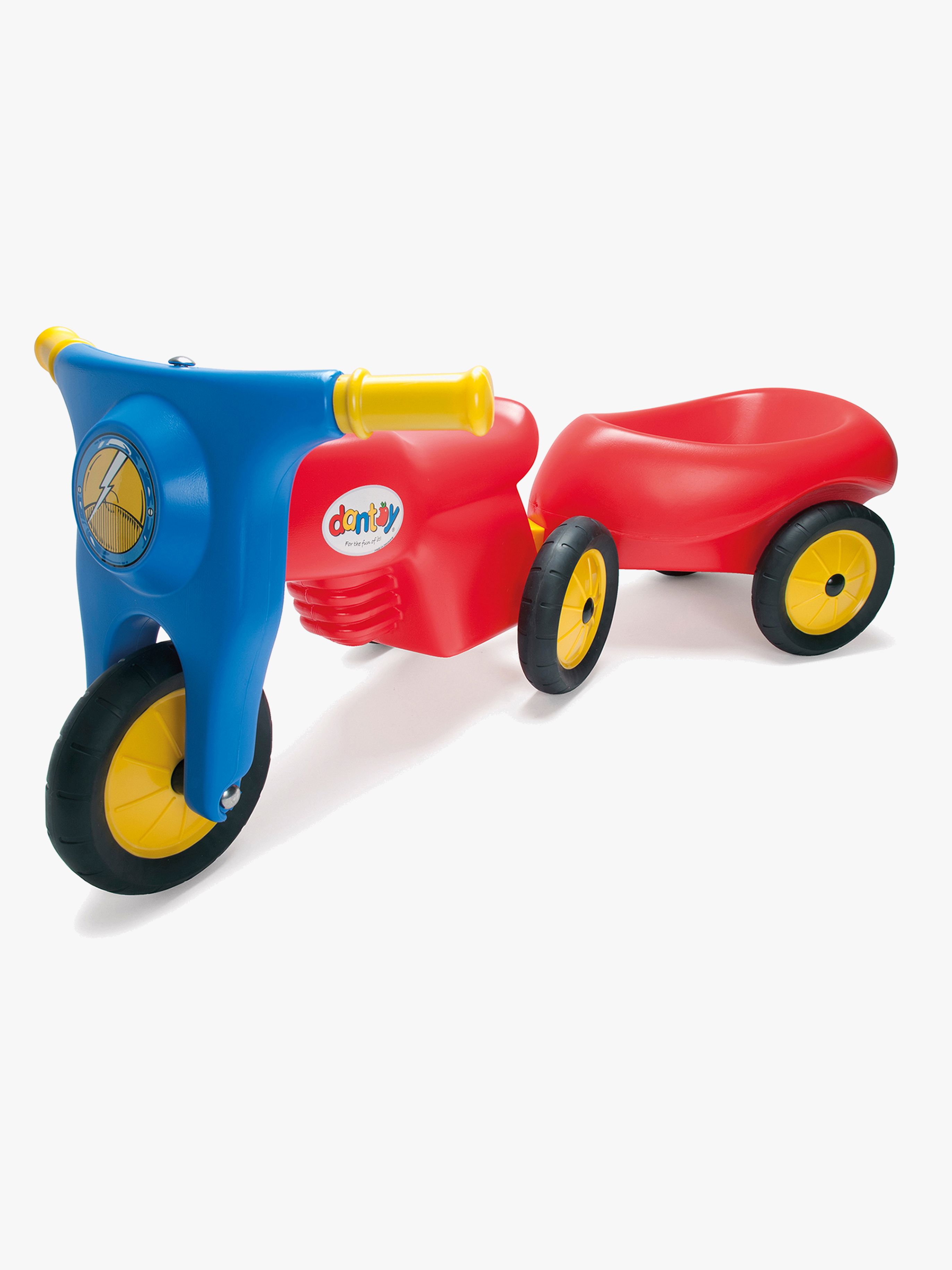 Dantoy Anhänger mit Gummirädern, Rot/Blau