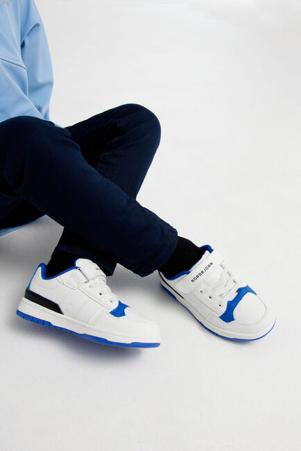 Nordbjørn Fido Sneaker, Weiß/Blau