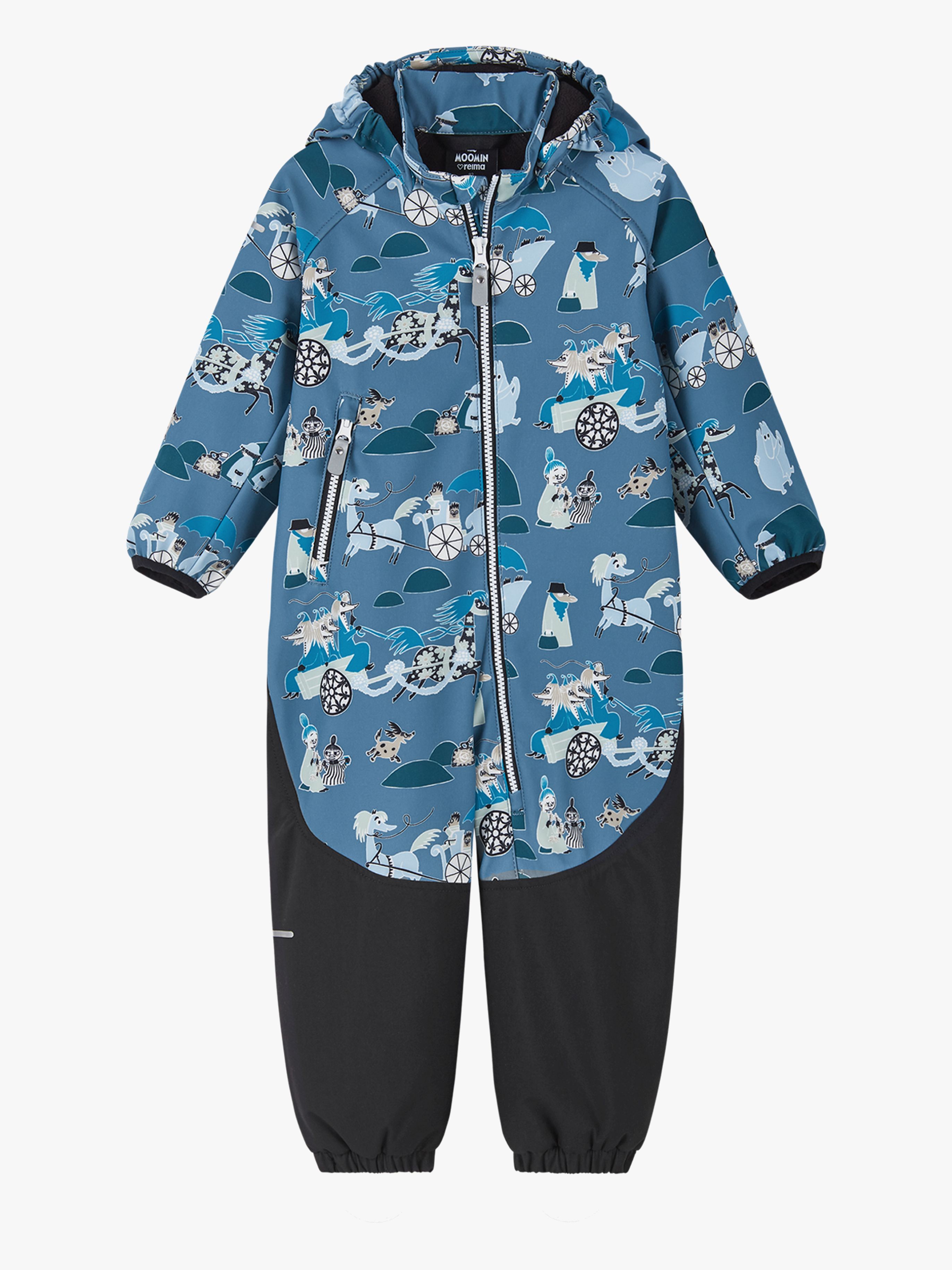Moomin Mjosa Softshelloverall, Blue Ocean, 98