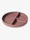 nuuroo Mingo Unterteilter Teller Silikon, Mahogany
