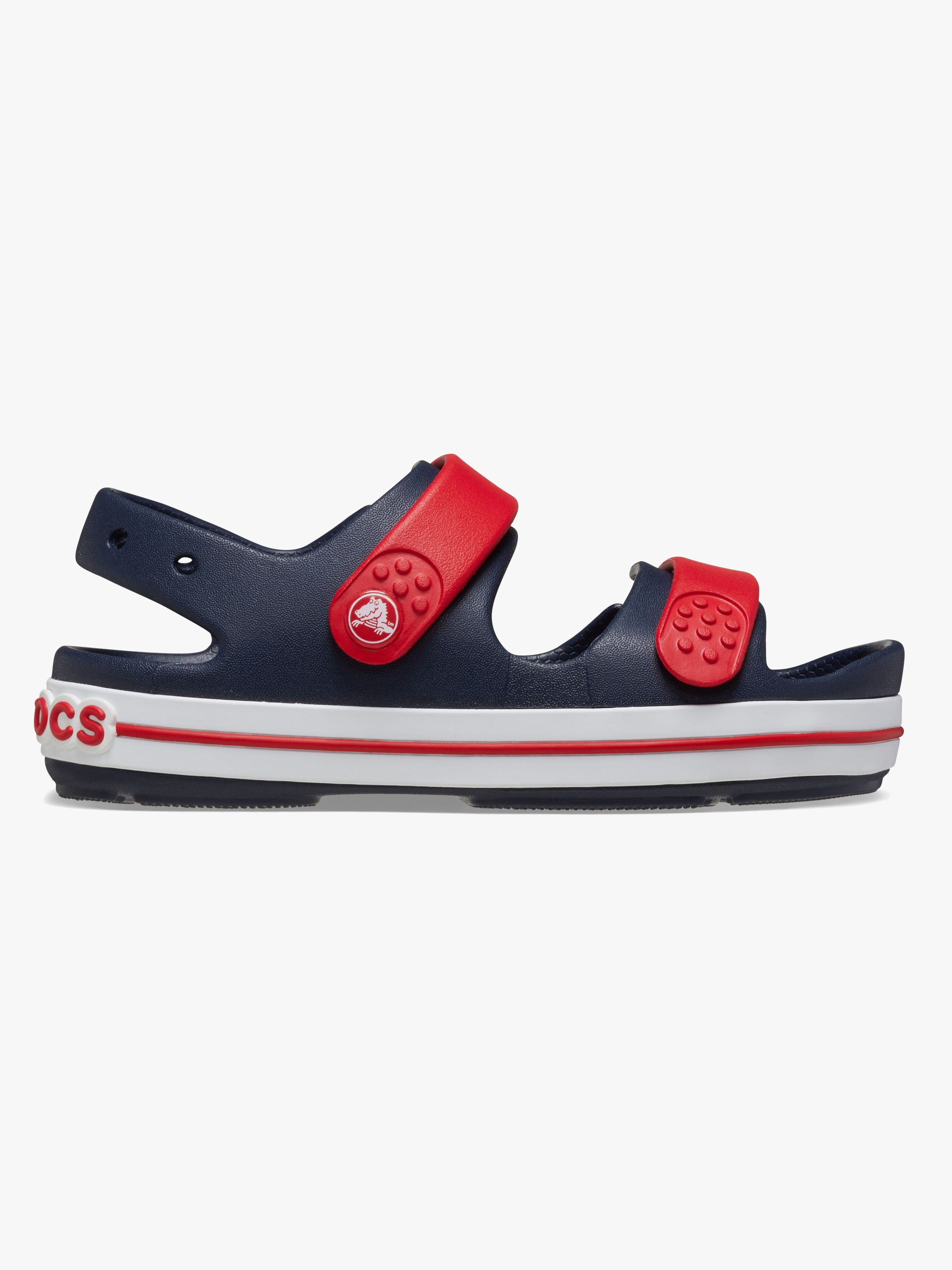 Crocband Cruiser Kinder Sandalen, Navy / Varsity Red, 33-34