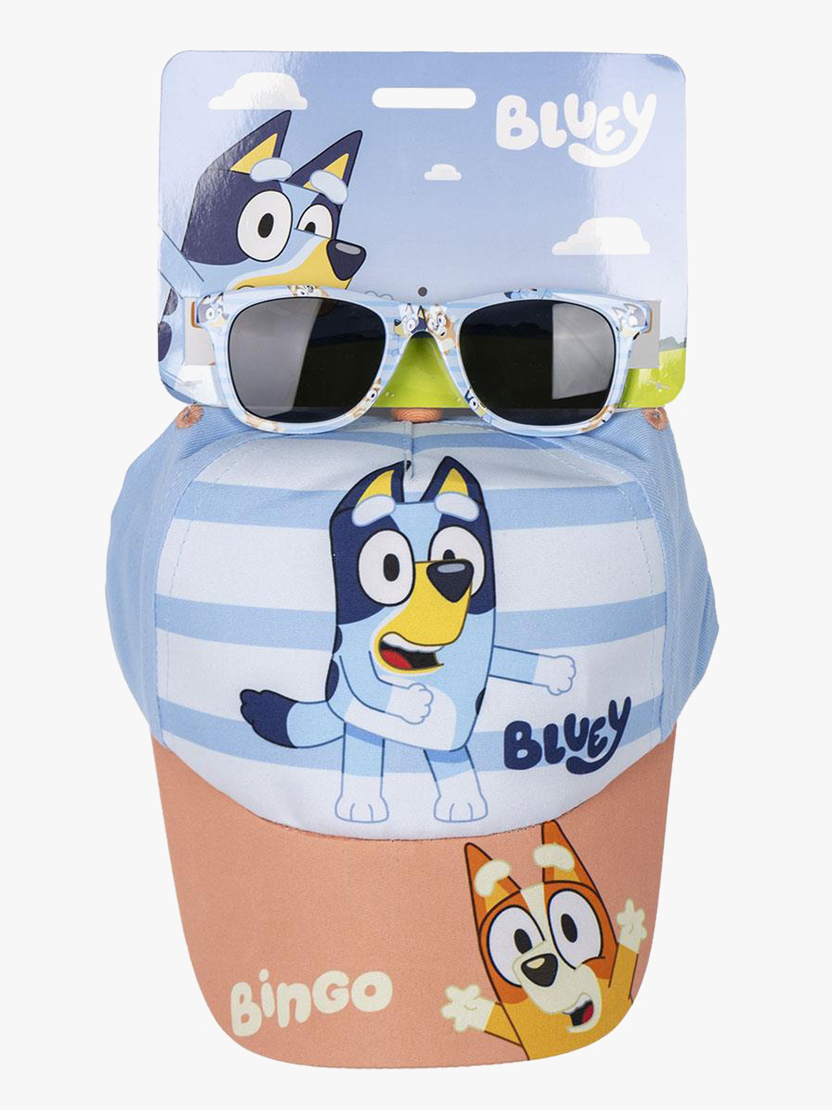 Bluey Kappe &  Sonnenbrille, Blau