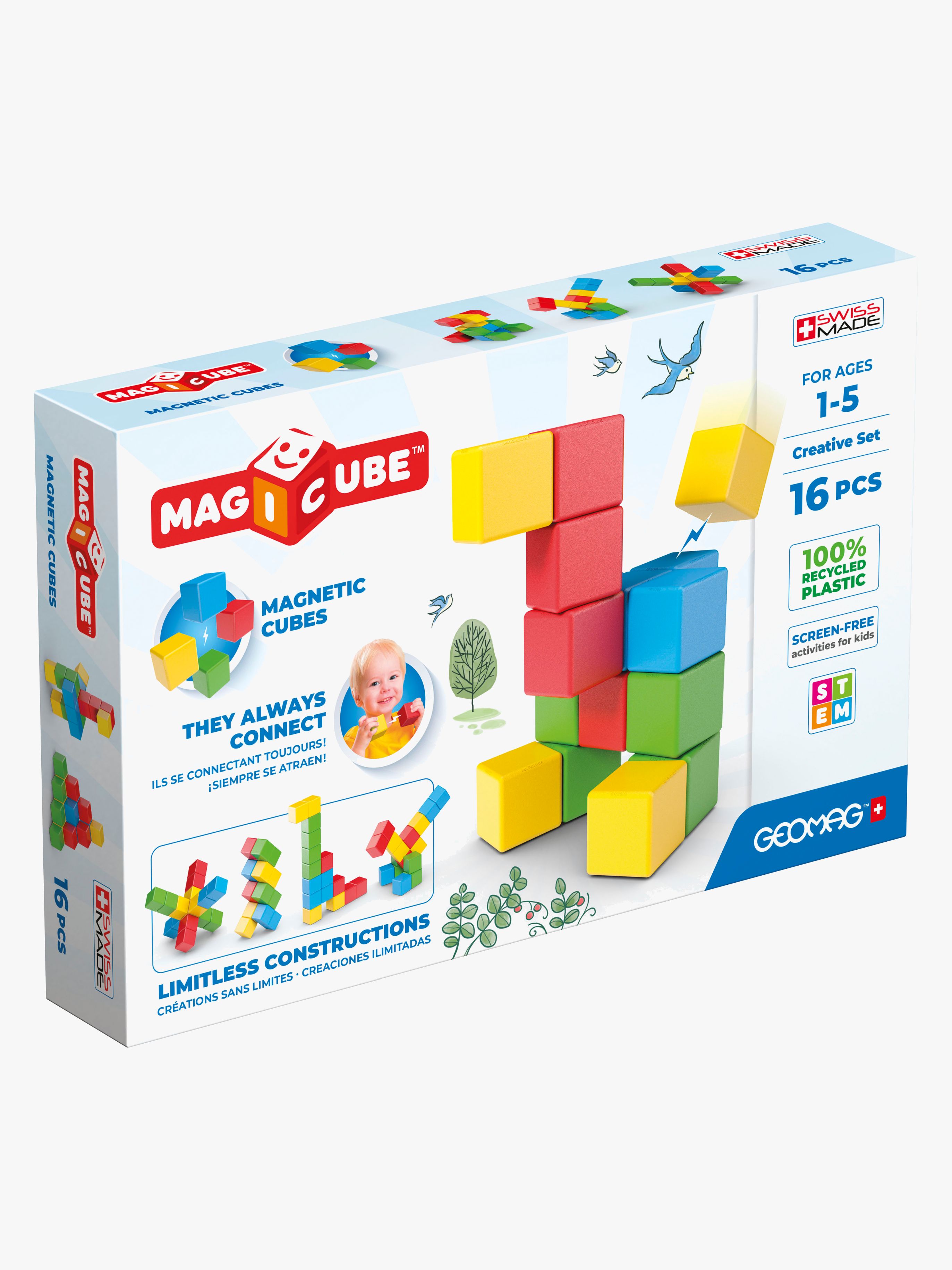 Geomag Magicube Creative Set Baukasten 16 Teile