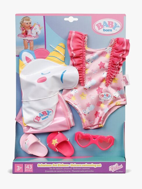 BABY born Puppenzubehör Schwimmset Einhorn 43 cm